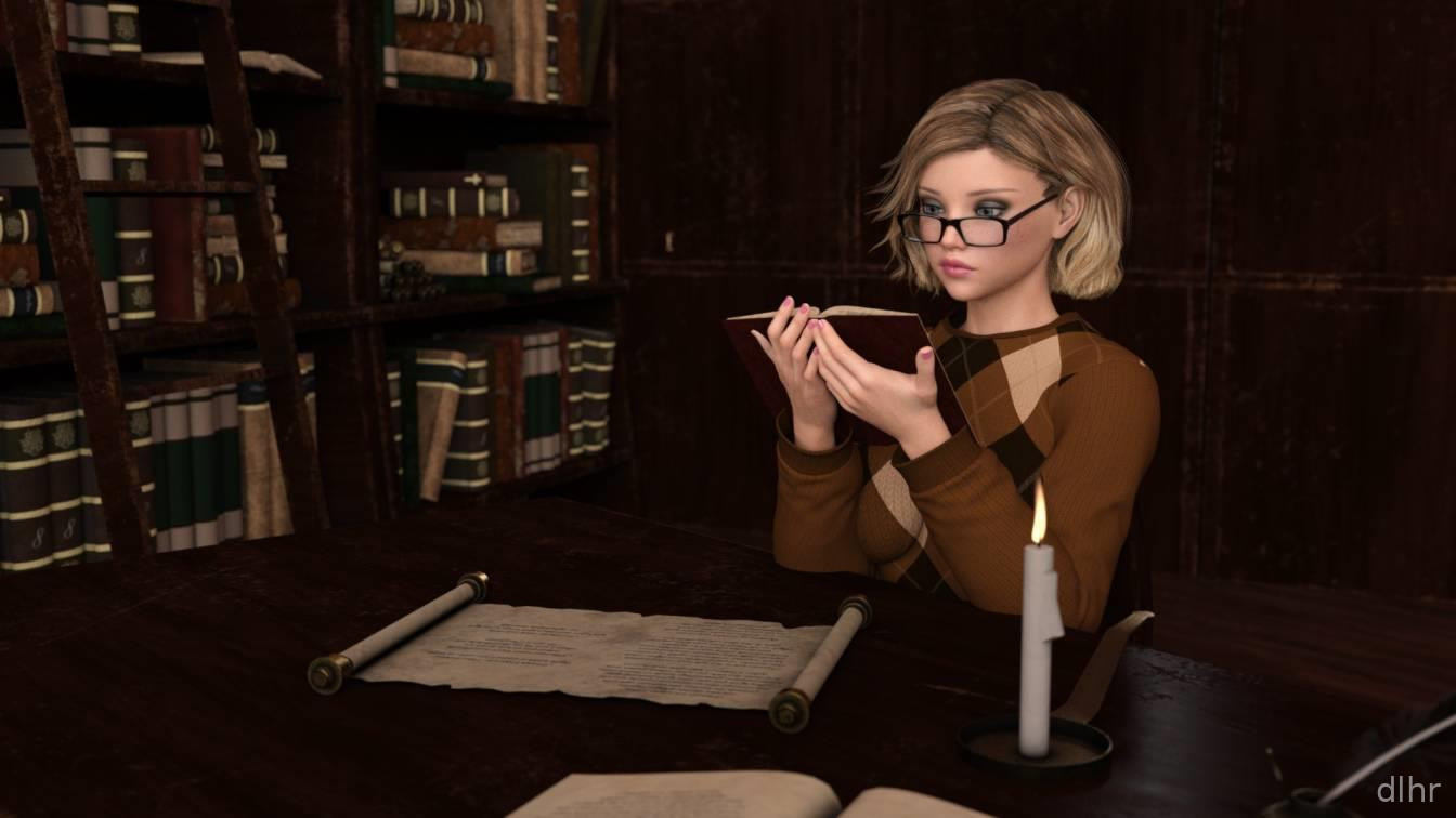 Emma In the Library Screenshot 1